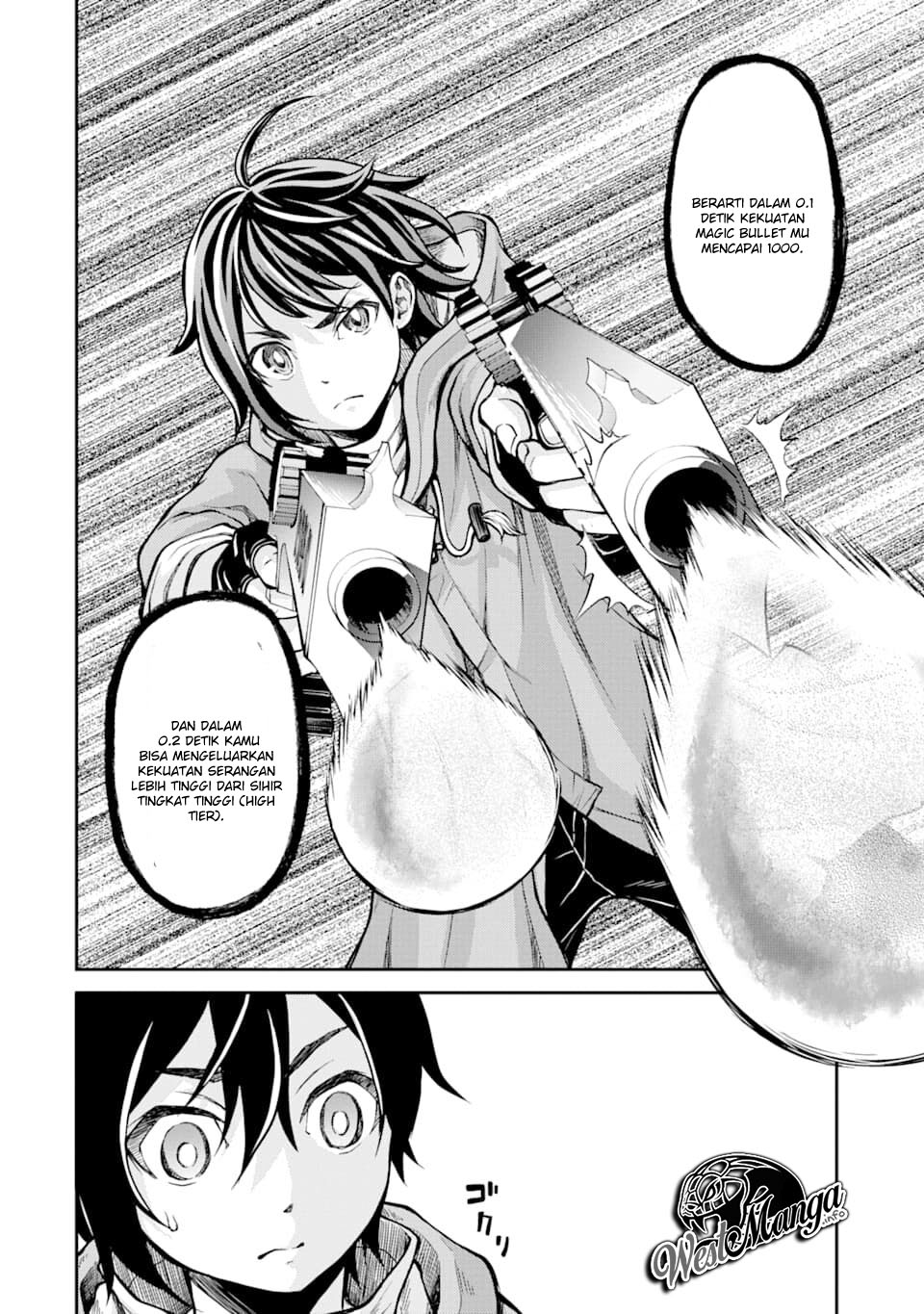 Saisoku Musou No B-kyuu Mahou Tsukai: Ippatsu Utareru Mae Ni Senpatsu Uchikaesu! Chapter 02 Gambar 19